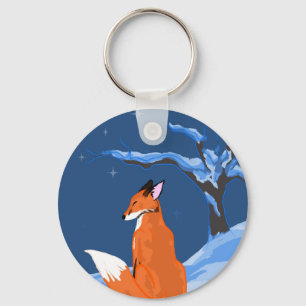 Llavero Winter Night Fox