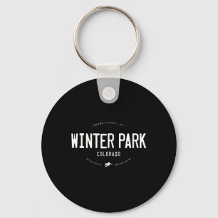 Llavero Winter Park Colorado Graphic Distresal Vintage Sn
