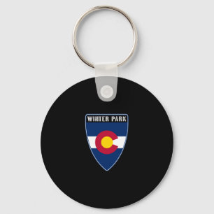 Llavero Winter Park Colorado Shield