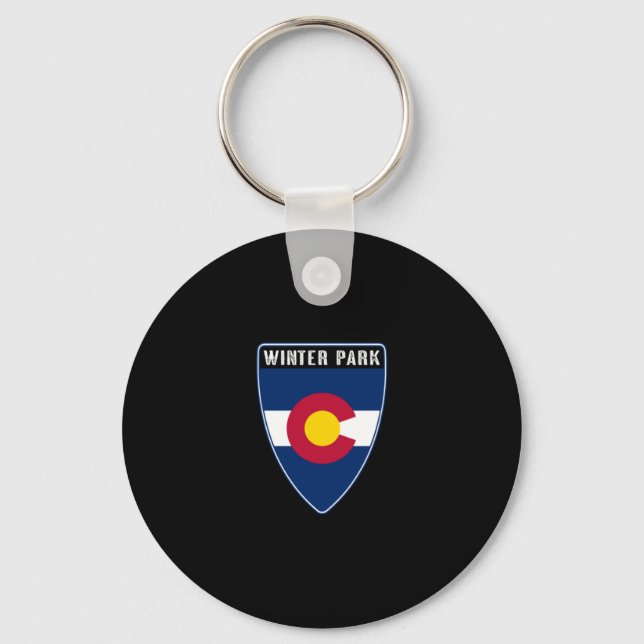 Llavero Winter Park Colorado Shield (Anverso)