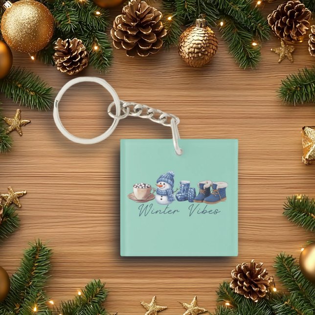 Llavero Winter Vibes Friendly Snowman (Subido por el creador)