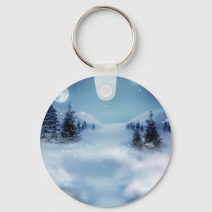 Llavero Winter Wonderland de noche