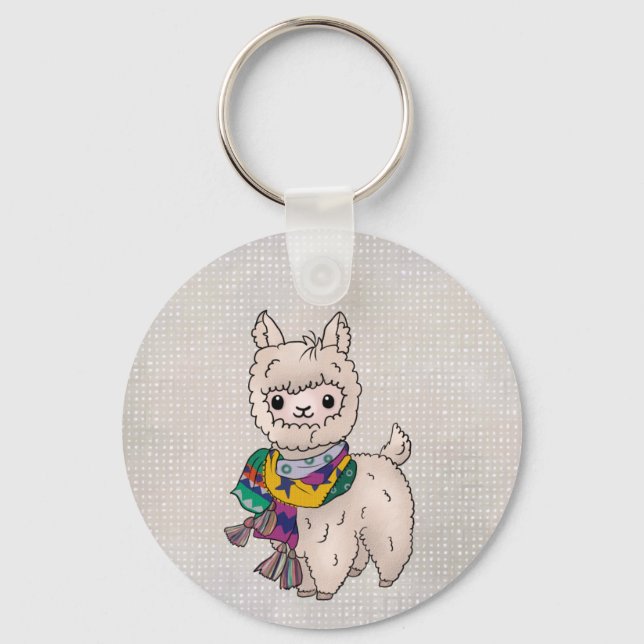 Llavero Winterlama Button (Anverso)