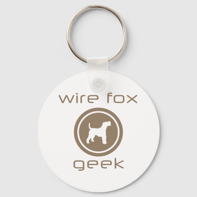 Llavero Wire Fox Terrier (Anverso)