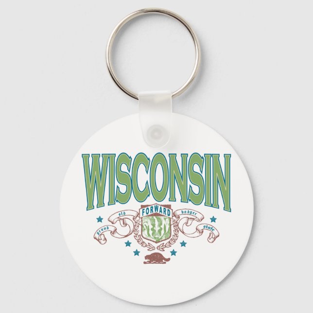Llavero Wisconsin (Anverso)