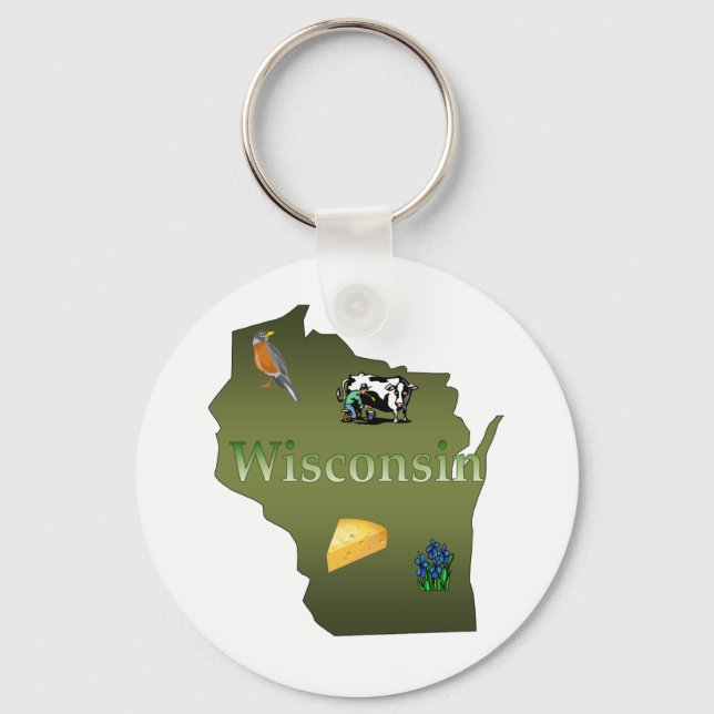 Llavero Wisconsin Keychain (Anverso)