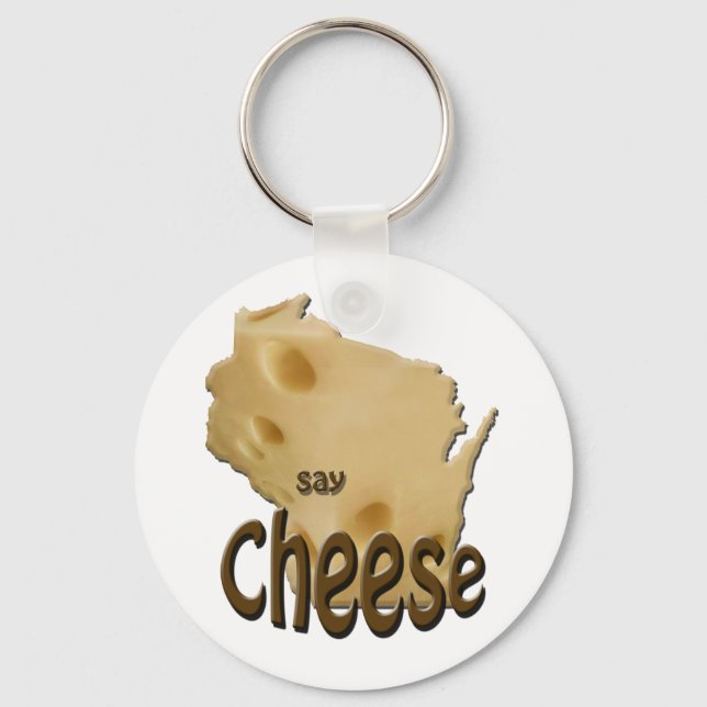 Llavero Wisconsin Say Cheese (Anverso)