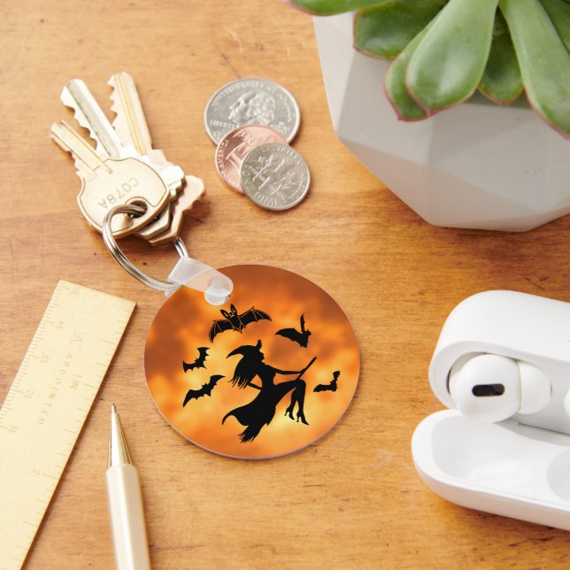 Llavero Witch Bats Moon (Escritorio )