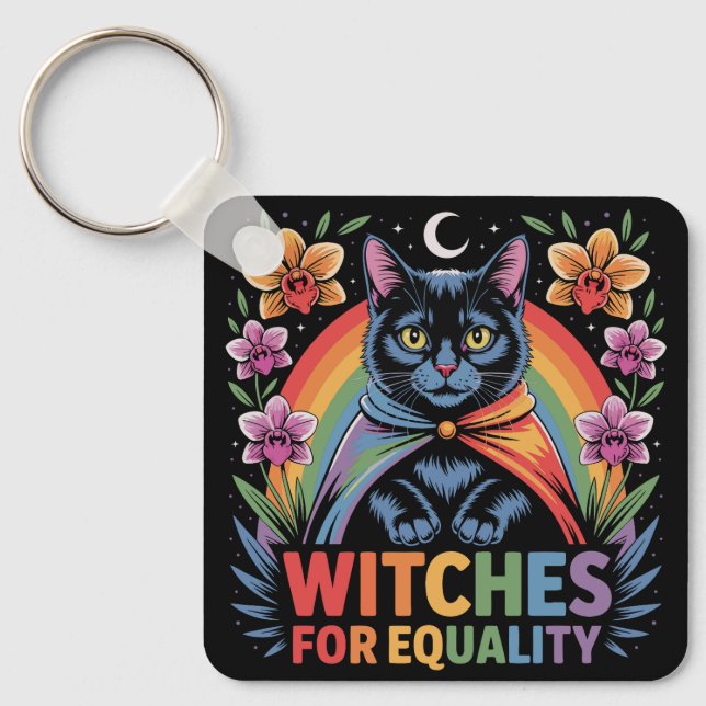 Llavero Witches For Equality Feminist (Anverso)
