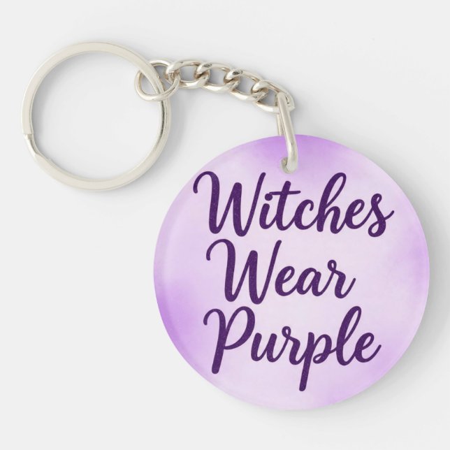 Llavero WitchesWearPurple (Frente)