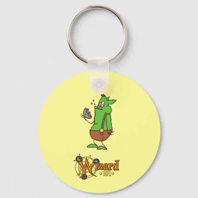 Llavero Wizard101 Gobbler Keychain (Anverso)
