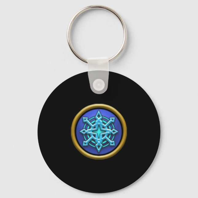 Llavero Wizard101 Ice School Keychain (Anverso)