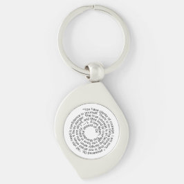 Llavero Wizard of Oz courage quote keychain