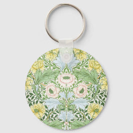 Llavero Wm Morris Myrtle Floral Arte Nouveau Brillante