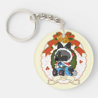 Llavero wolf Acrylic Keychain