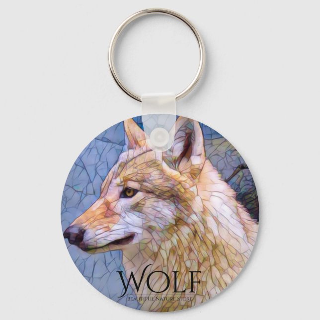 Llavero WOLF [Can key chain] (Anverso)