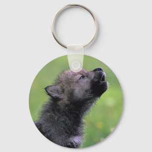 Llavero Wolf Cub Howling