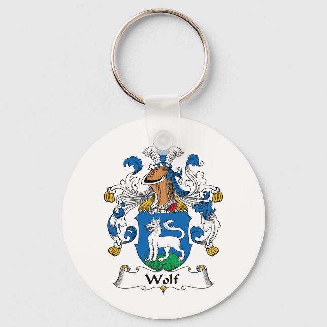 Llavero Wolf Family Crest (Anverso)