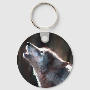 Llavero Wolf Howling Lone Wolf