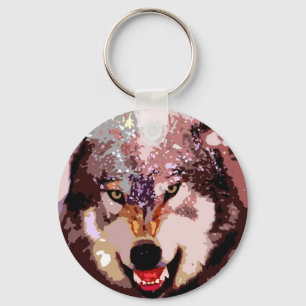Llavero Wolf in Snow