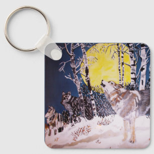 LLAVERO WOLF KEYCHAIN