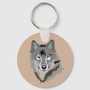 Llavero Wolf Keychain realista