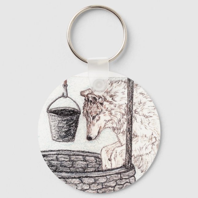 Llavero Wolf Keychain The Well (Anverso)