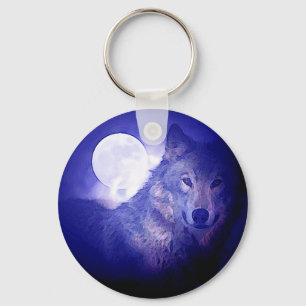 Llavero Wolf & Moon