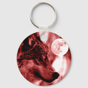 Llavero Wolf & Moon