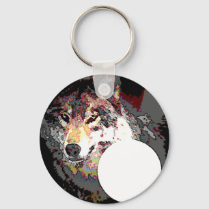 Llavero Wolf & Moon