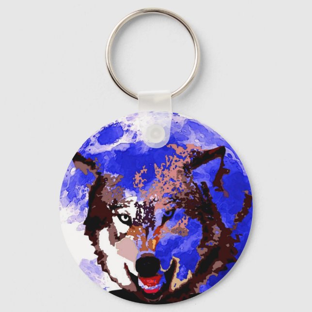 Llavero Wolf & Moon (Anverso)