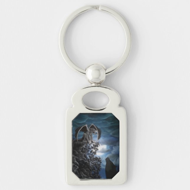 Llavero Wolf Moon - Wolf con Golem (Anverso)