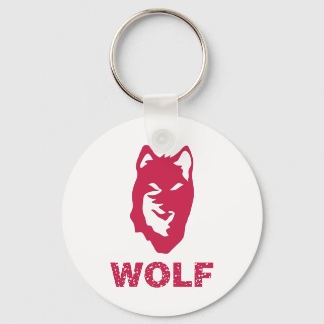 Llavero Wolf (Rojo) (Anverso)