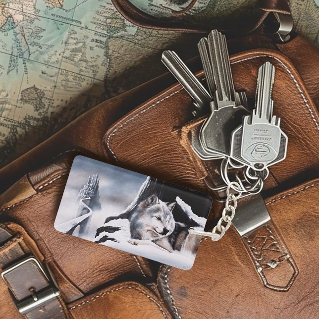 Llavero Wolf Winter Castle Fantasy (Subido por el creador)