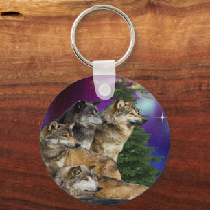 Llavero Wolf y Moon