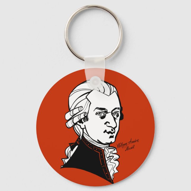 Llavero Wolfgang Amadeus Mozart (Anverso)