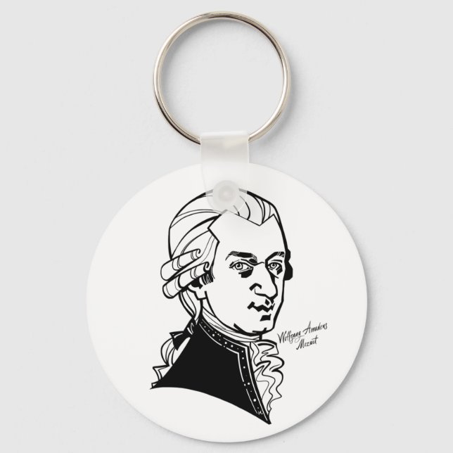 Llavero Wolfgang Amadeus Mozart (Anverso)