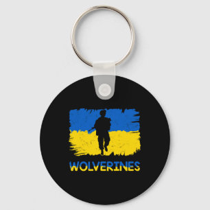 Llavero Wolverines Apoyan a Ucrania Apoyan a Ucrania Están