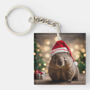 Llavero "Wombat Wonderland: Una noche de Navidades acogedo