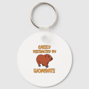 Llavero Wombats fácilmente distraídos