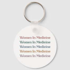 Llavero Women in Medicine Retro Future Nurse Med Student