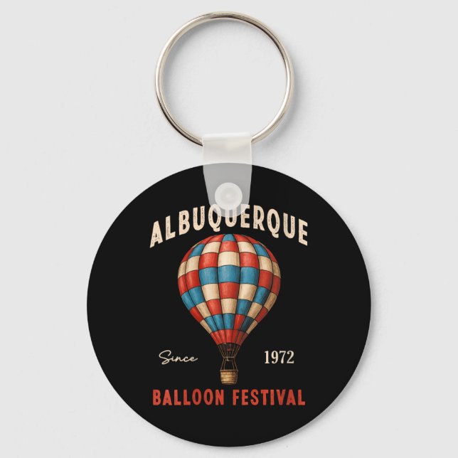 Llavero Womens Albuquerque Balloon Festival New Mexico Fie (Anverso)