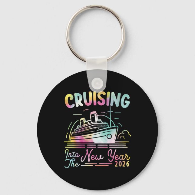 Llavero Womens Cruising Into New Year 2026 Countdown Party (Anverso)