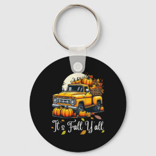 Llavero Women's Fall Y'all Pumpkin Truck Autumn Tree He