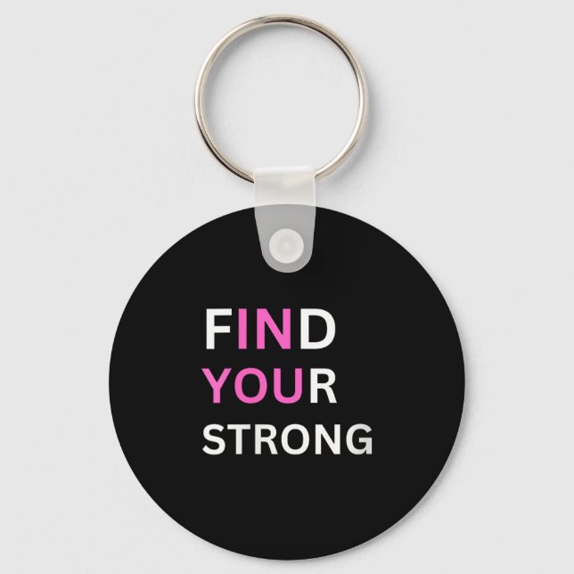 Llavero Womens Find Your Strong, In You! V-neck  (Anverso)