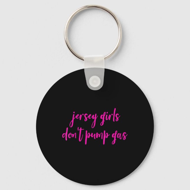 Llavero Womens Funny New Jersey Women, Jersey Girls Don't  (Anverso)