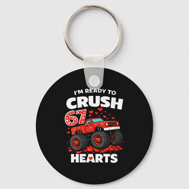 Llavero Women's I'm Ready To Crush 67 Hearts Truck Valenti (Anverso)