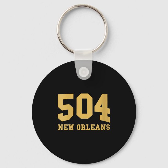 Llavero Womens New Orleans Area Code 504 - Hometown Pride  (Anverso)