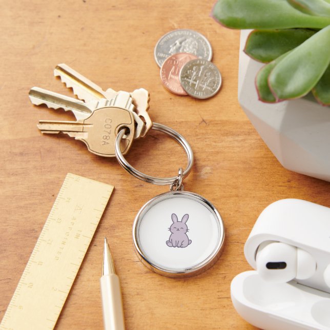 Llavero Wonky Zoo Bunny Keychain (Escritorio )