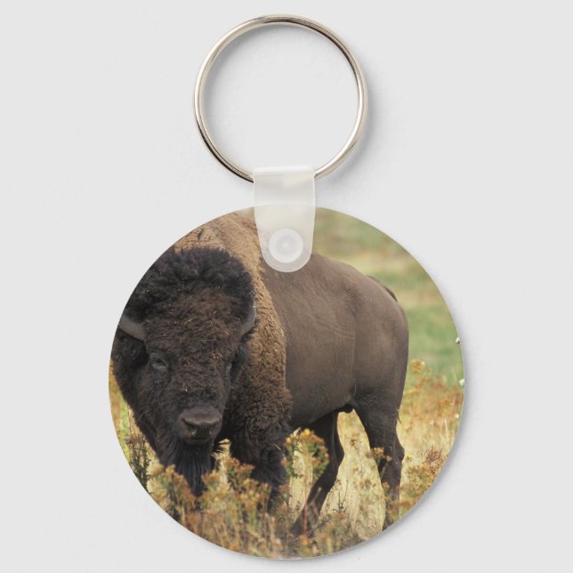 Llavero Wood Bison Keychain (Anverso)